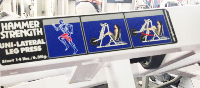 Uni Lateral Leg Press